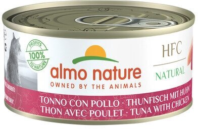 Almo Nature Консервы для Кошек с Курицей и Тунцом (HFC Natural - Tuna and Chicken) 0,15 кг x 1 шт.