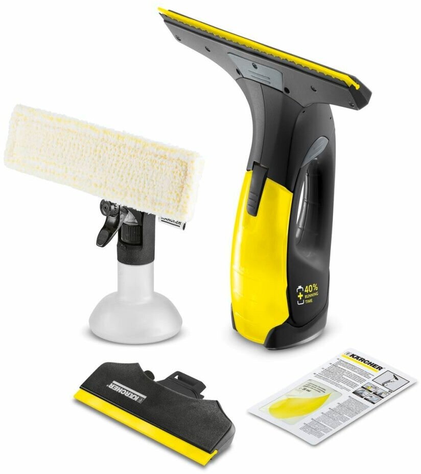 Аккумуляторный стеклоочиститель KARCHER WV 2 Premium Black Edition