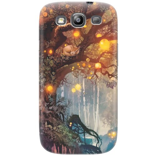 фото Cиликоновый чехол на samsung galaxy s3 / самсунг с3 с принтом "лиса на древе" gosso