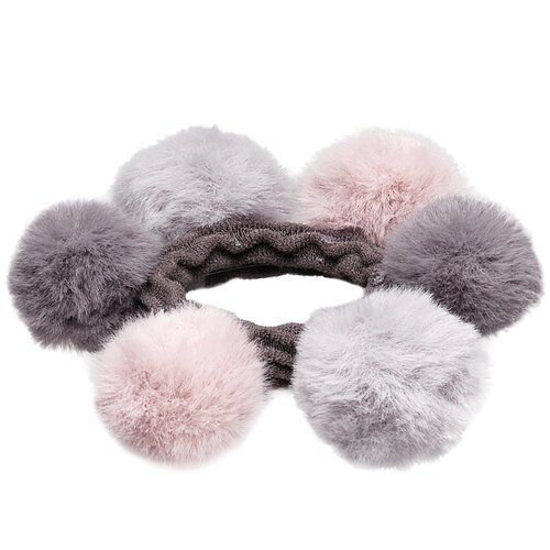 фото Резинка для волос "пора мечтаний" nothing shop (бледно-розовый; светло-серый; серый)