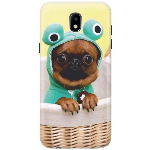 фото Re:paчехол - накладка artcolor для samsung galaxy j5 (2017) с принтом "собака в смешной шапке"