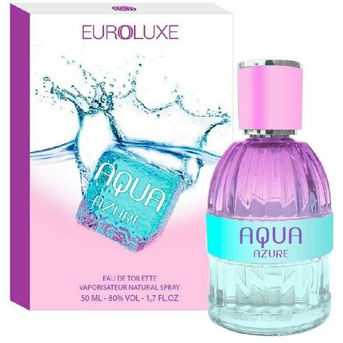Euroluxe/Туалетная вода Aqua Azure жен. 50 мл /Парфюм женский ирис мечевидный азуре