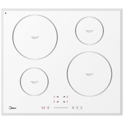 Индукционная варочная панель Midea MIH64721FW, белый