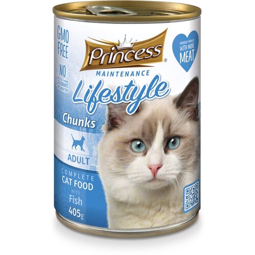 PRINCESS LIFESTYLE для взрослых кошек с говядиной в соусе (405 гр)