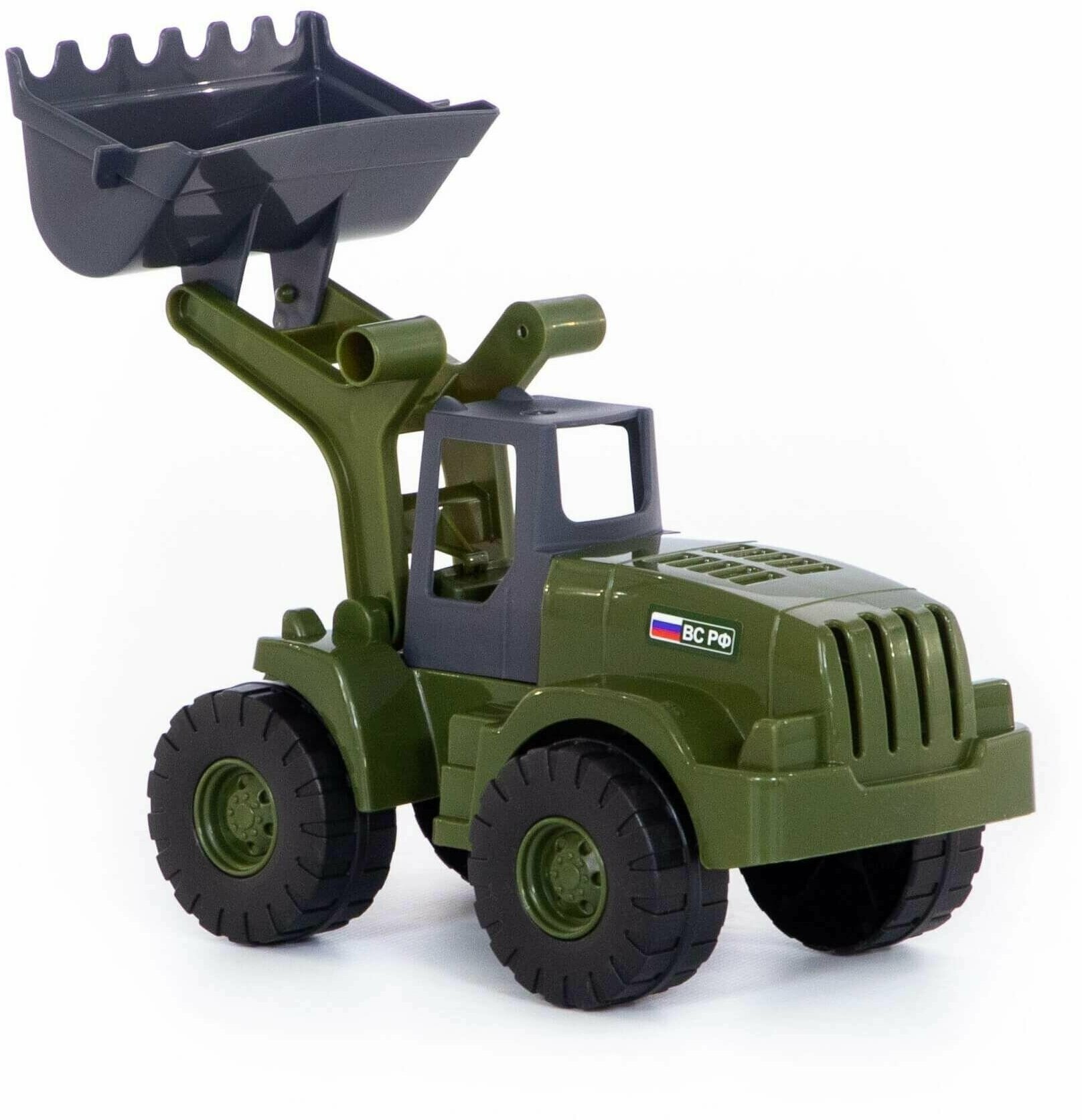 Трактор-погрузчик Полесье военный, "Агат", Wader 48547