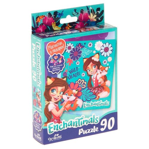 Купить Пазл Origami Enchantimals Wild Hearts (03547), 90 дет.
