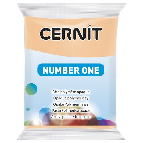 CE0900056 Пластика полимерная запекаемая 'Cernit № 1' 56-62 гр. (423 персиковый)