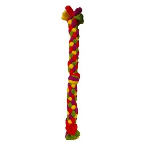 Игрушка для собак Канатик с узелком разноцветный КоТ Хатуль