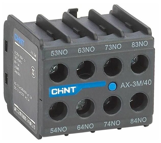 CHINT Приставка доп. контакты AX-3M/40 к Контактору NXC-06M~12M