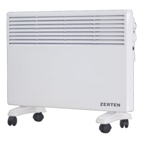 Конвектор Zerten ZL-15, 20 м², колеса в комплекте, белый конвектор zerten zl 20