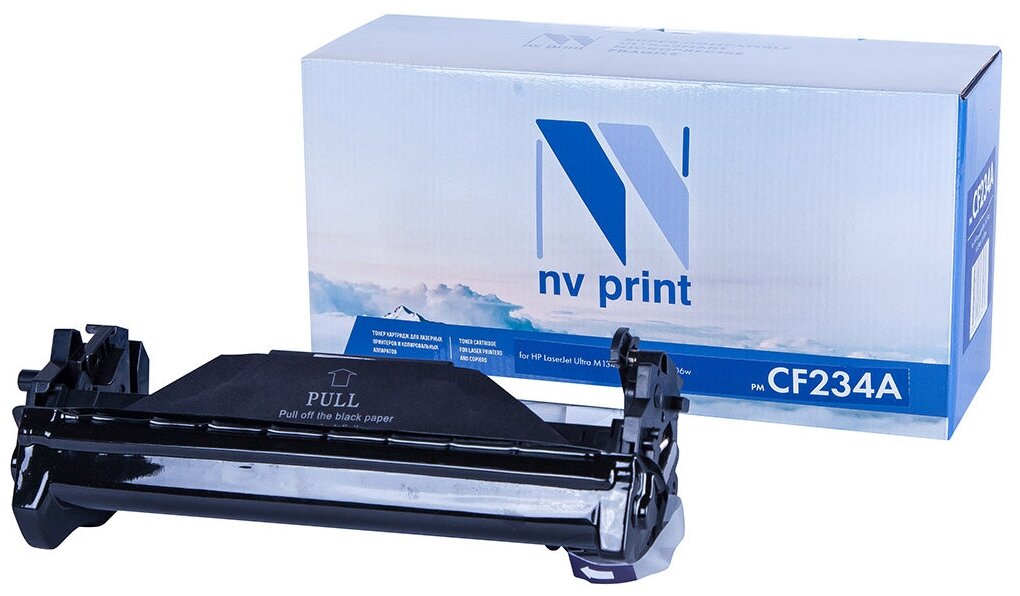 Драм-картридж NV Print NV-CF234A для HP LJ Ultra M106w, HP LJ Ultra MFP M134a, HP LJ Ultra MFP M134fn (совместимый, чёрный, 9200 стр.)