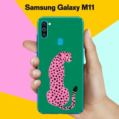 противоударный силиконовый чехол перышки на веревке на samsung galaxy m11 самсунг галакси м11 Силиконовый чехол на Samsung Galaxy M11 Гепард / для Самсунг Галакси М11