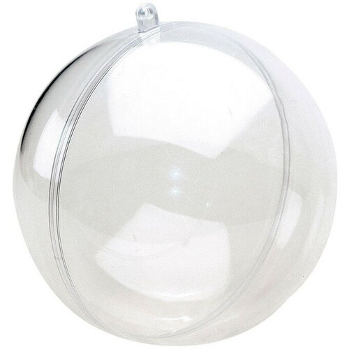 hemline шар пластиковый разъёмный 12 см hemline 11 031 12 g002 Шар пластиковый разъёмный HEMLINE, d 4 см цв. прозрачный