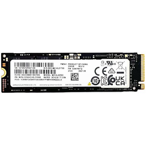 Твердотельный накопитель Samsung PM9A1 512Gb MZVL2512HCJQ OEM 884600₽