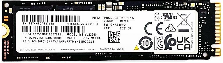 Твердотельный накопитель Samsung PM9A1 512Gb MZVL2512HCJQ (OEM)