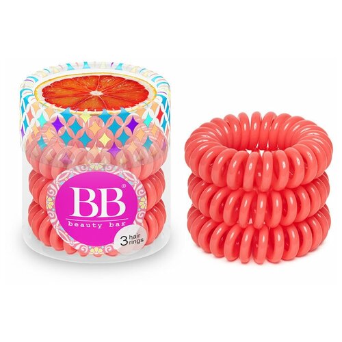 фото Резинка beauty bar браслет 3 шт. коралловый