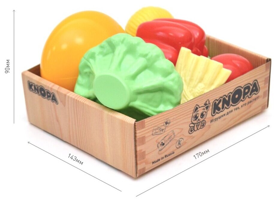 Малый ящик KNOPA "Овощи" - фото №4