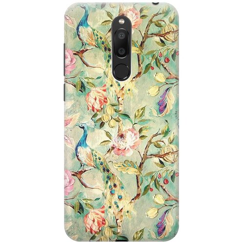 фото Cиликоновый чехол на meizu m6t / мейзу 6т с принтом "винтажный цветочный паттерн" gosso