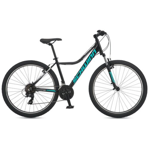 Женский велосипед Schwinn Mesa 3 Women (2022) 15.5 Черно-бирюзовый (142-162 см) женский комфортный велосипед schwinn voyageur women m