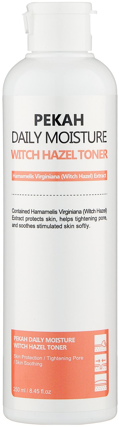 Pekah Тонер с экстрактом гамамелиса Daily Moisture Witch Hazel, 250 мл