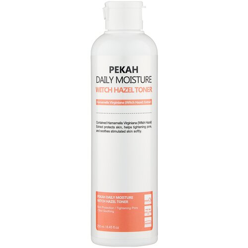 Тонер для сужения пор с гамамелисом  Pekah Daily Moisture Witch Hazel Toner 250ml