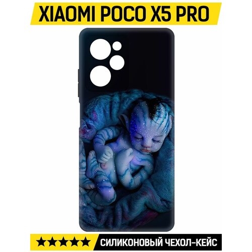 Чехол-накладка Krutoff Soft Case Аватар - Малышка для Xiaomi Poco X5 Pro черный чехол накладка krutoff soft case аватар малышка для xiaomi poco c40 черный