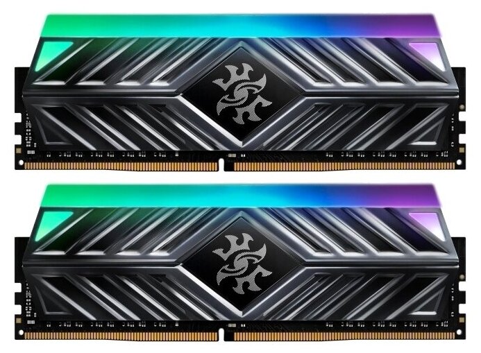 Оперативная память XPG Spectrix D41 32 ГБ (16 ГБ x 2 шт.) DDR4 3200 МГц DIMM CL16 AX4U320016G16A-DT41