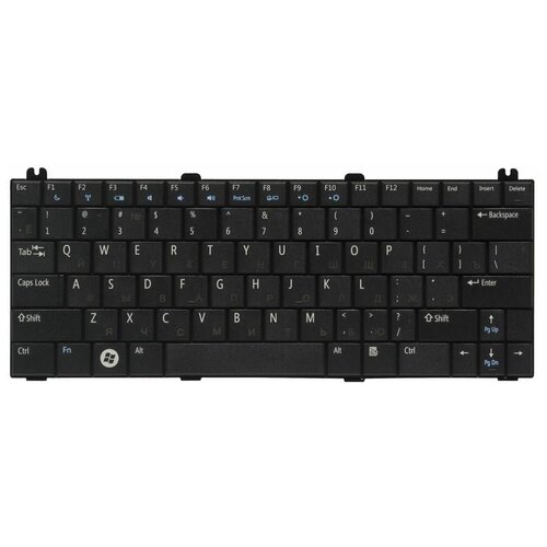 Клавиатура для ноутбуков Dell Inspiron MINI 12, 1210 RU, Black клавиатура для ноутбука dell inspiron mini 12 1210 черная