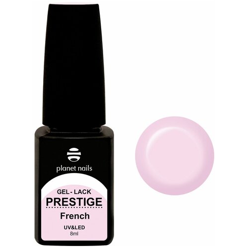 Planet nails Гель-лак Prestige French, 8 мл, 335 нежно-розовый гель лак planet nails prestige french 336 8 мл