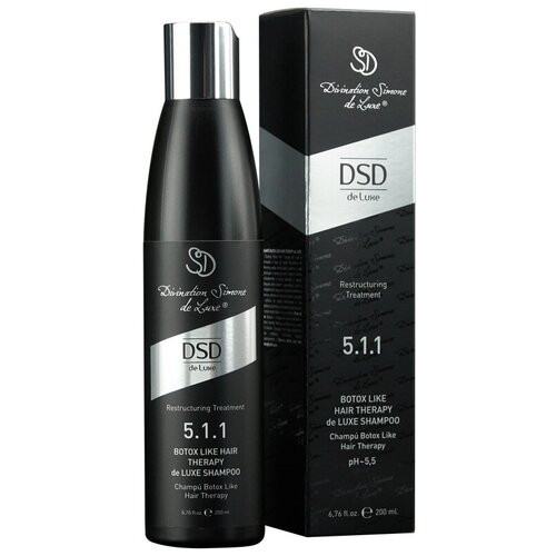 DSD de Luxe Botox Hair Therapy Shampoo 5.1.1 восстанавливающий шампунь ботокс для волос 500 мл