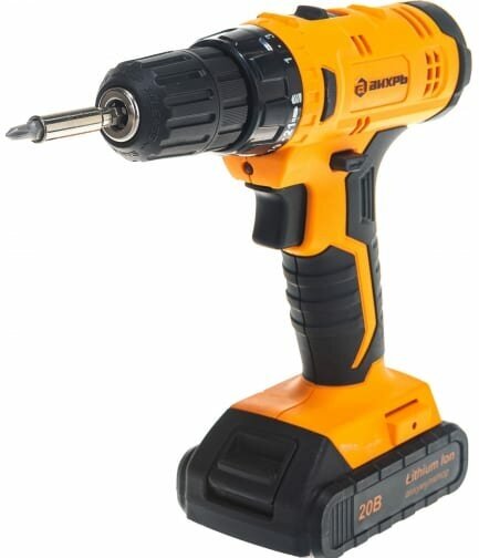 Аккумуляторная дрель-шуруповерт Вихрь ДА-20Л-2К 72/14/21 — фото 1