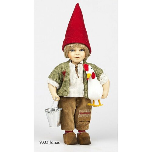 Кукла фарфоровая Birgitte Frigast Jonas, 28 см, (1 шт/уп)