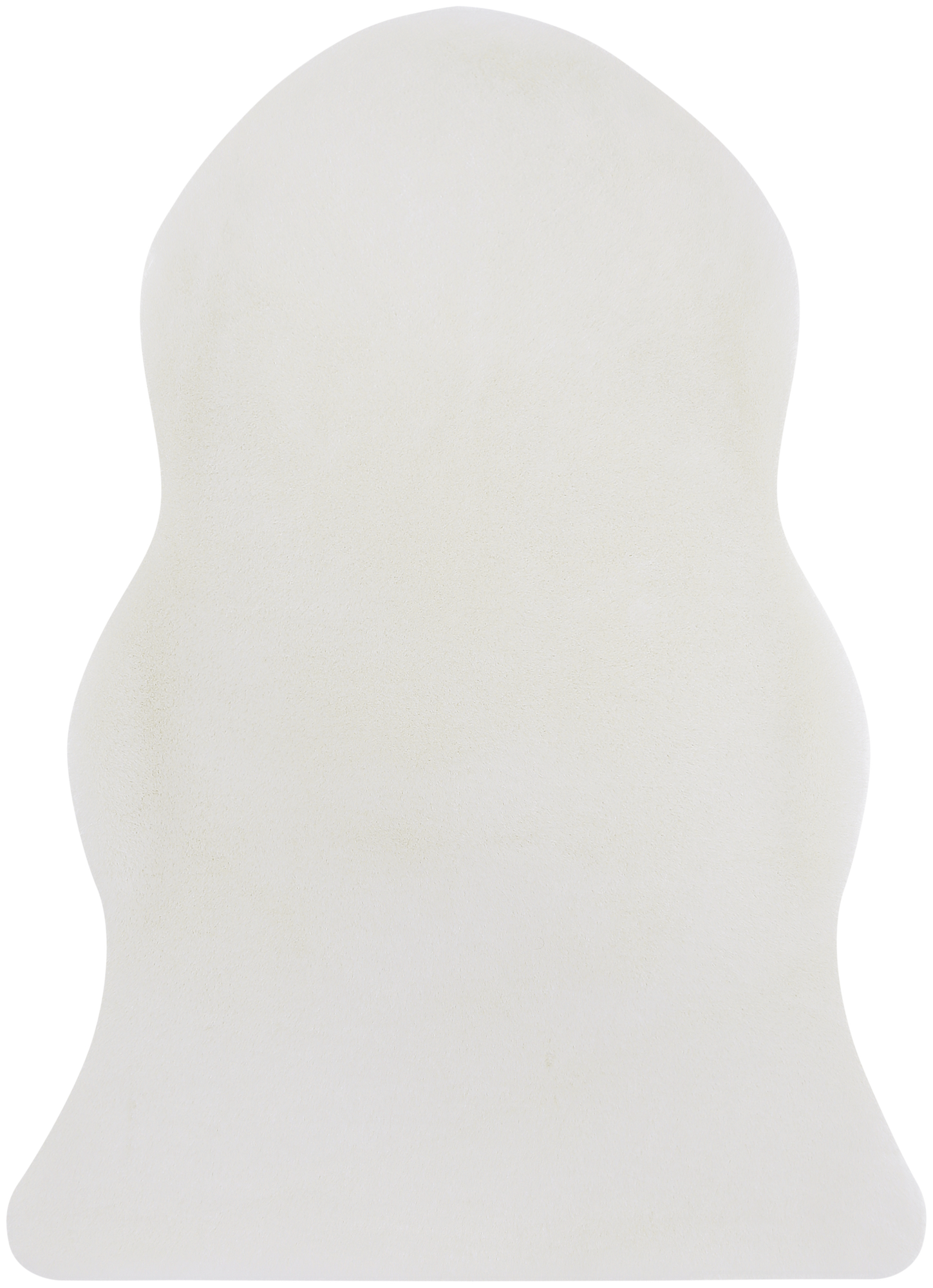 Шкура искусственная полиэстер Inspire Bianca 60x90 см цвет белый