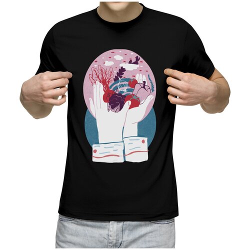 фото Футболка us basic, размер xl, черный