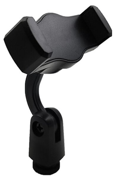 Микрофонная стойка журавль Pro-21 с держателем прищепкой для микрофона и держателем для телефона