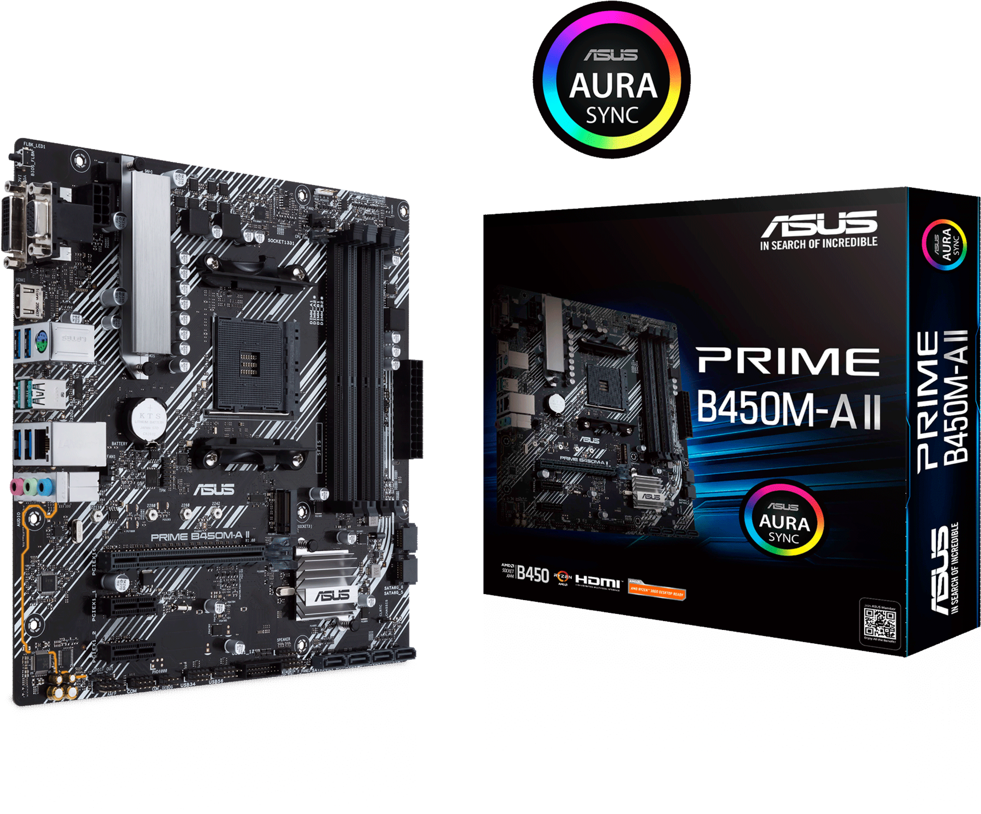 Материнская плата ASUS PRIME B450M-A II