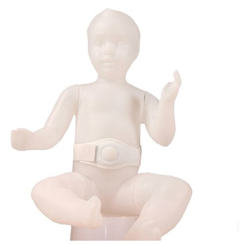Купить Бандаж детский при пупочных грыжах Комф-Орт К-300, бежевый/белый, OS, текстиль, unisex