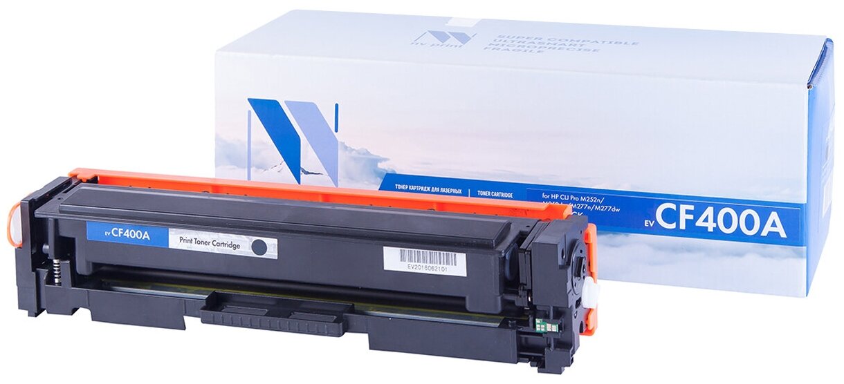 Картридж для принтера NV Print NV-CF400A Black, для HP Color LaserJet Pro M252dw/ M252n/M274n/ M277dw/ M277n, совместимый
