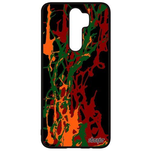 фото Чехол для xiaomi redmi note 8 pro, "огонь" абстракт мотив utaupia