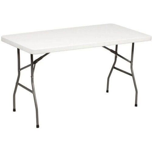 Стол туристический складной 243*76*74 см, пластиковый, Белый