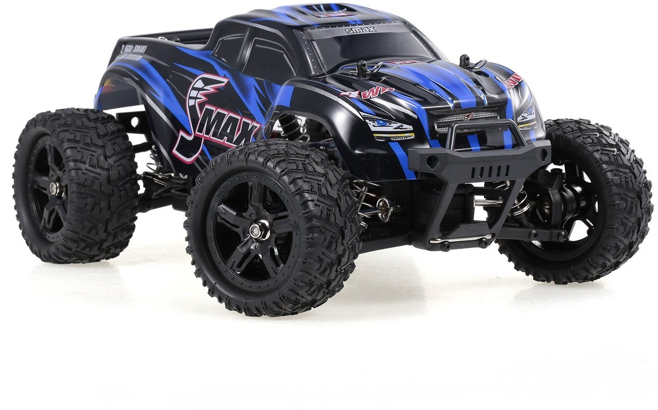 Радиоуправляемый монстр Remo Hobby SMAX (синий) 4WD 2.4G 1/16 RTR RH1631