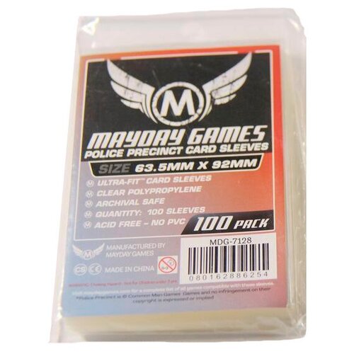 Протекторы Mayday: 63.5*92 Custom Police 100шт.
