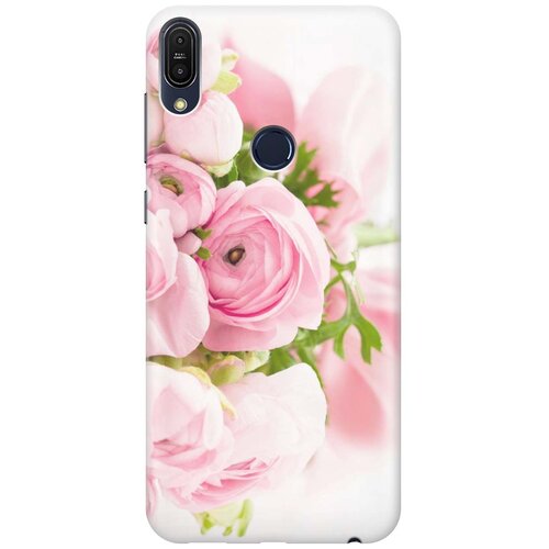 фото Gosso ультратонкий силиконовый чехол-накладка для asus zenfone max pro m1 (zb602kl) с принтом "розовые розы"
