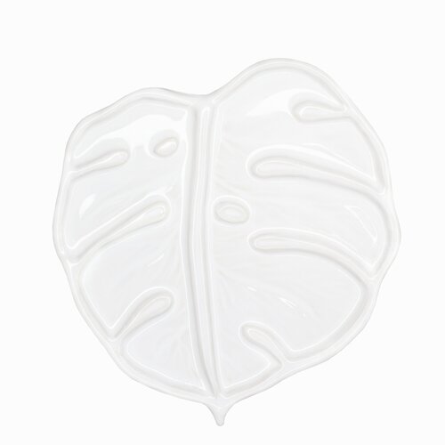 Палитра художественная керамическая монстера