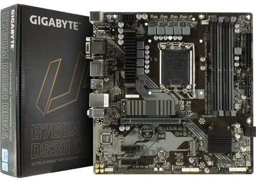 Материнская плата GIGABYTE B760M DS3H DDR4 (rev 10)