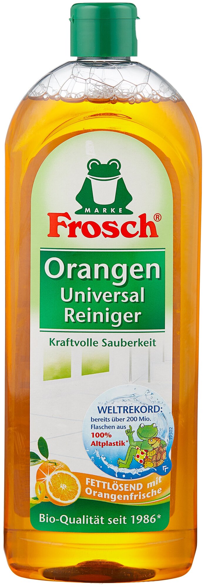 Frosch Universal Reiniger Orange Универсальное чистящее средство для любых поверхностей Апельсин 750 мл