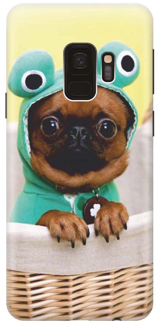 RE: PAЧехол - накладка ArtColor для Samsung Galaxy S9 с принтом "Собака в смешной шапке"