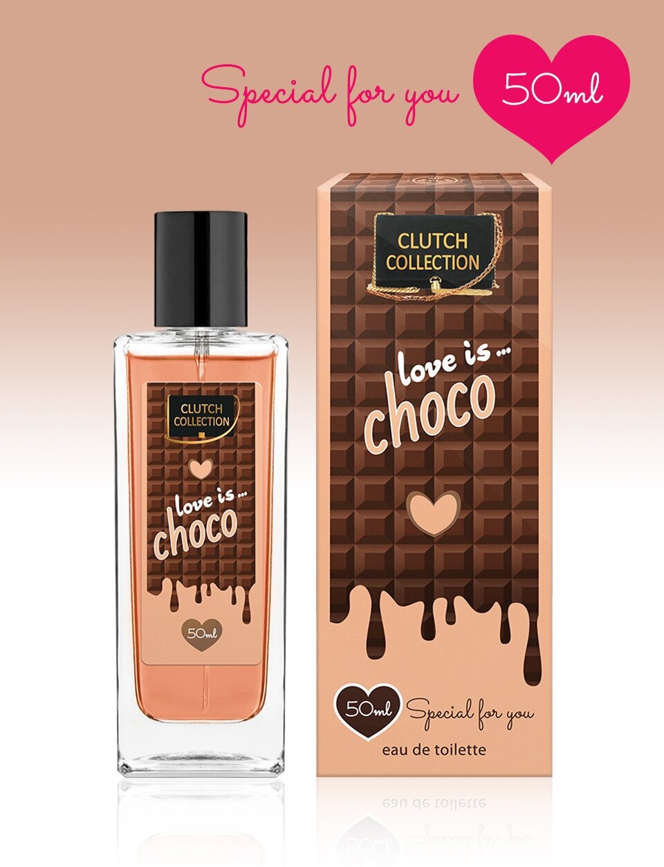 Clutch Collection Love is. Choco Клатч Коллекшн Лав из. Шоко туалетная вода женская шоколад