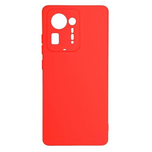 Накладка силиконовая Soft Touch для Xiaomi Mi Mix 4 красная