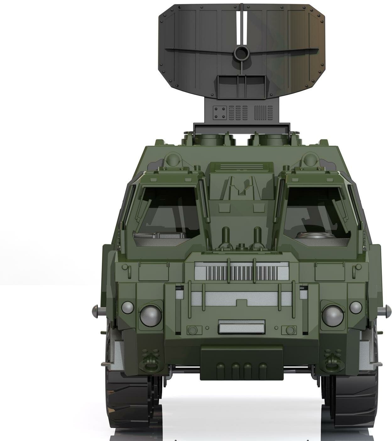 Детская машинка Нордпласт Военный тягач "Щит" с кунгом, 57.5x25x21.5 см - фотография № 5